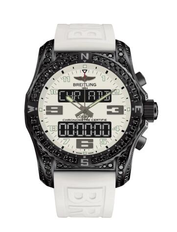 Review Breitling Cockpit B50 Night Mission Diamondworks Titanium Replica Watch VB5010AY/A805/291S/V20DSA.4 - Click Image to Close